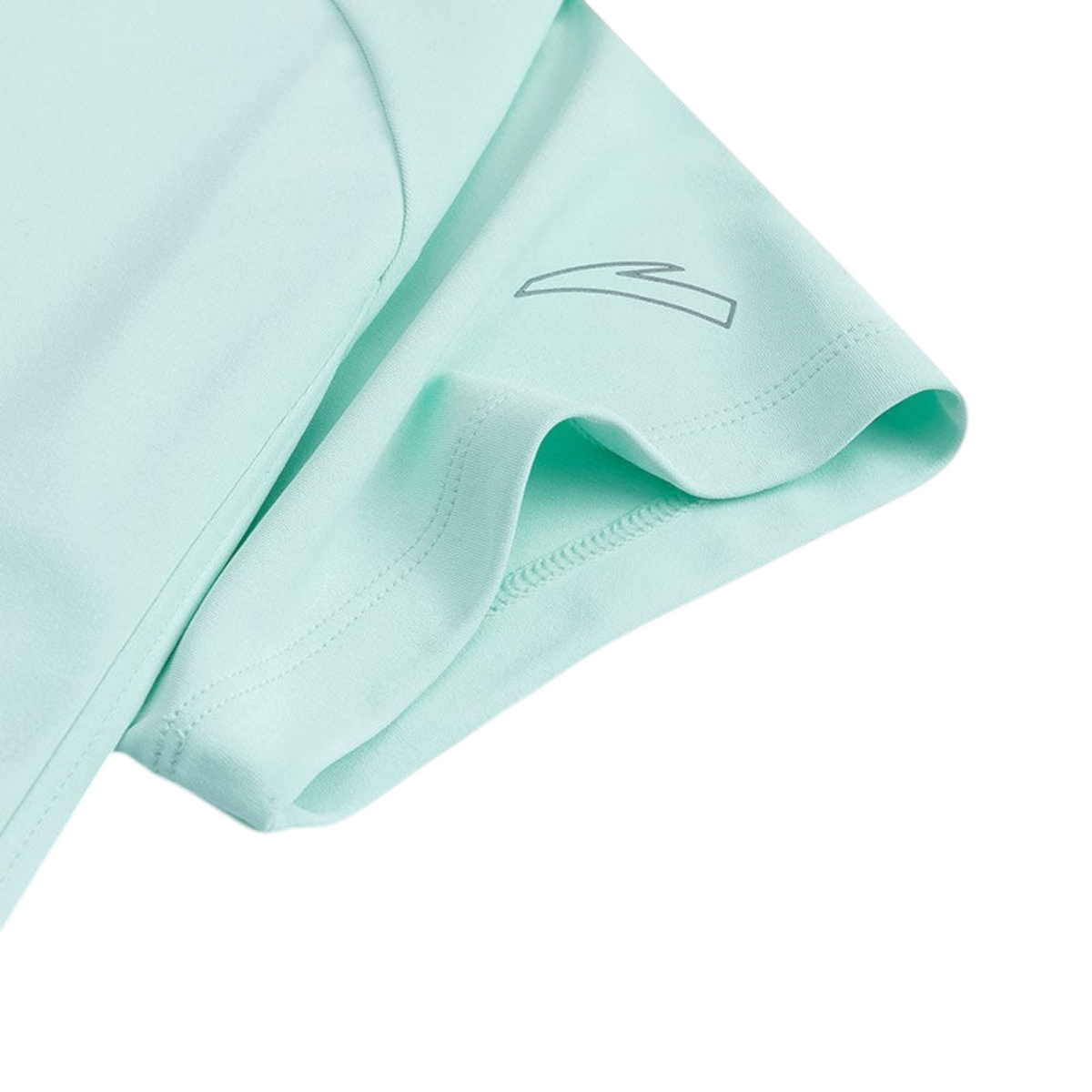 FRG ANTA light green sweat-resistant running t-shirt sleeve with reflective logo detail