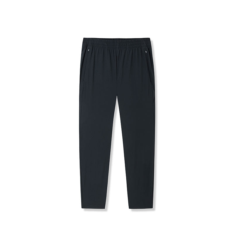 ANTA A-Chill Touch II Running Knit Ankle Pants Black