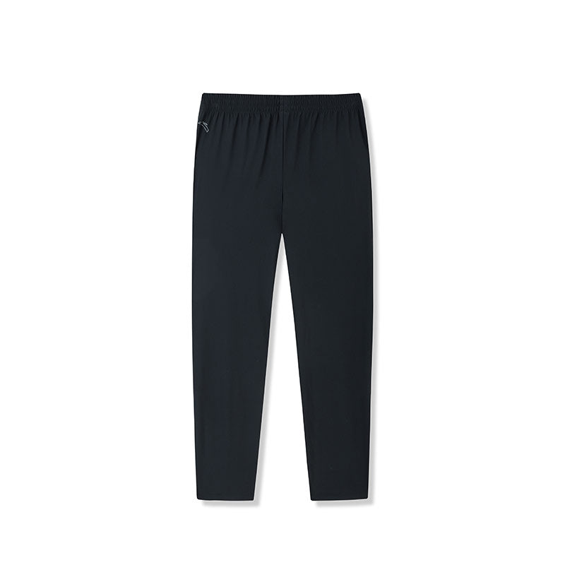ANTA A-Chill Touch II Running Knit Ankle Pants Black