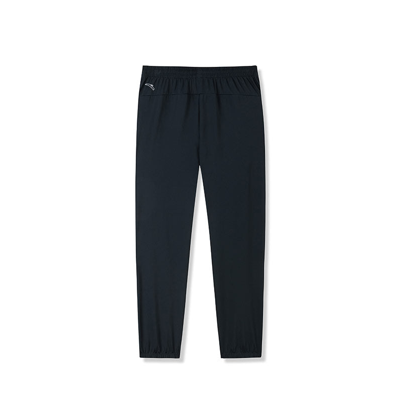 ANTA A-Chill Touch II Running Knit Ankle Pants Black