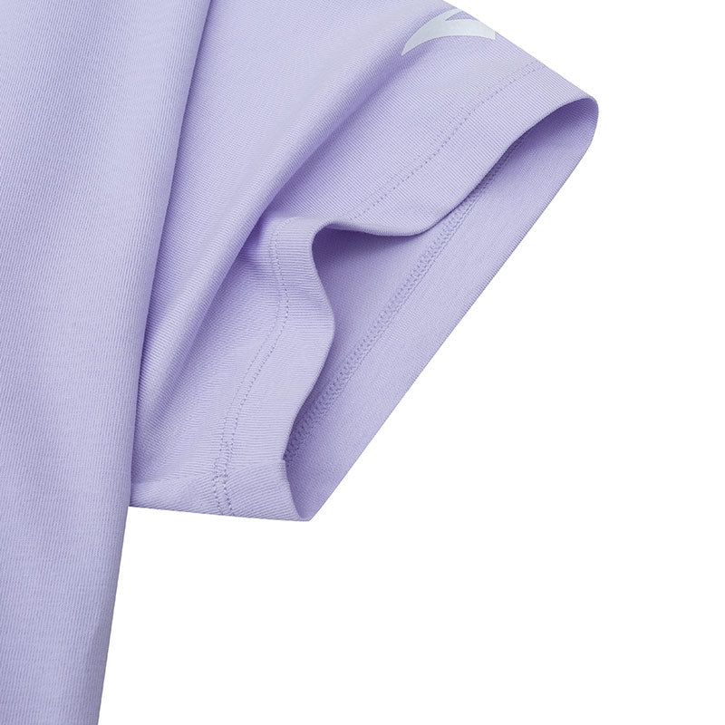 ANTA A-Antiseptic EcoCozy Short Sleeve T-Shirt Purple