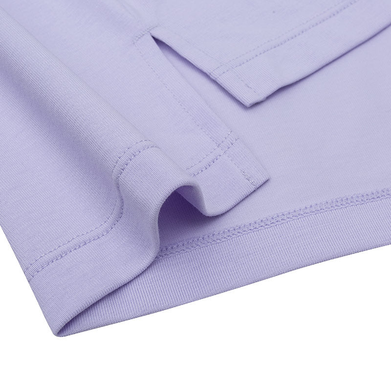 ANTA A-Antiseptic EcoCozy Short Sleeve T-Shirt Purple