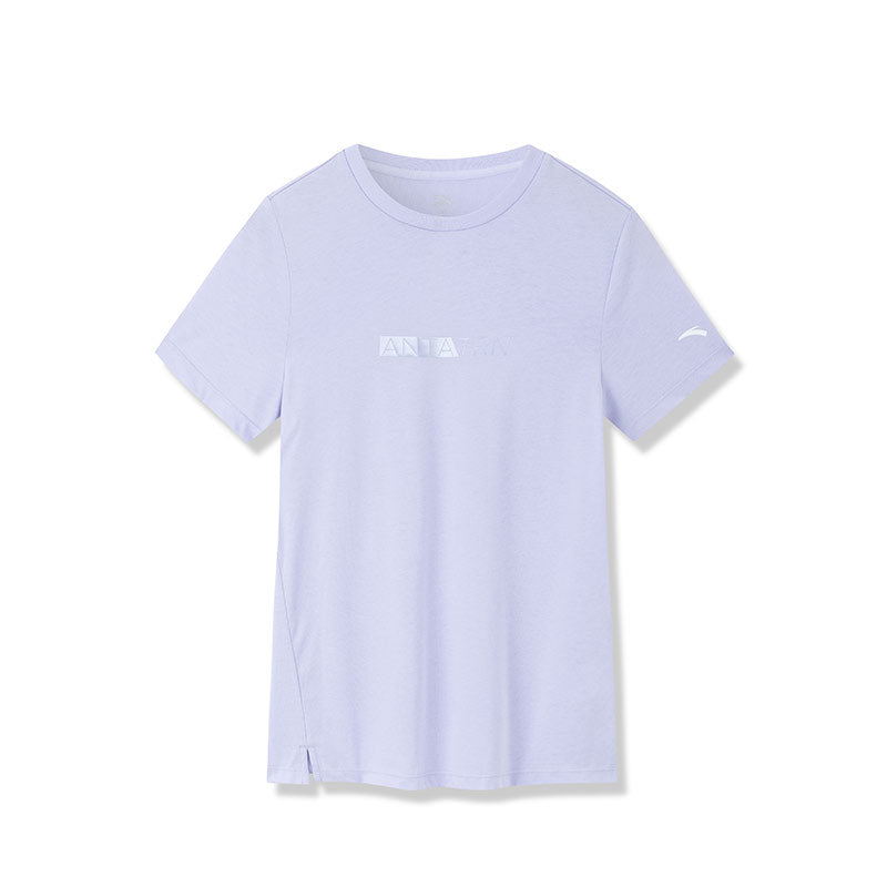 ANTA Cross Training Short Sleeve T-Shirt Purple