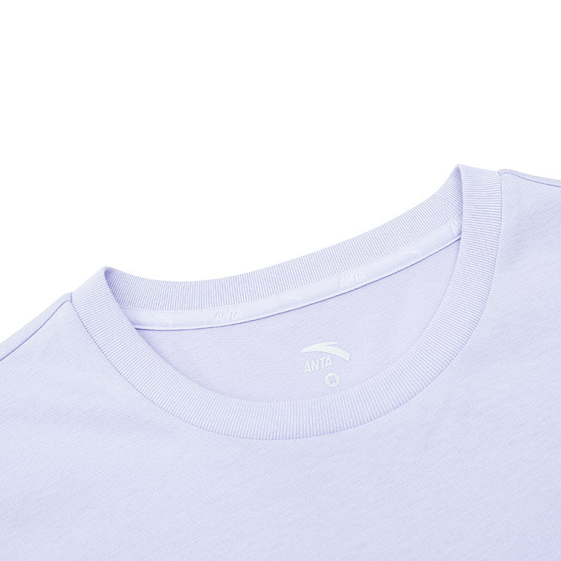 ANTA Cross Training Short Sleeve T-Shirt Purple