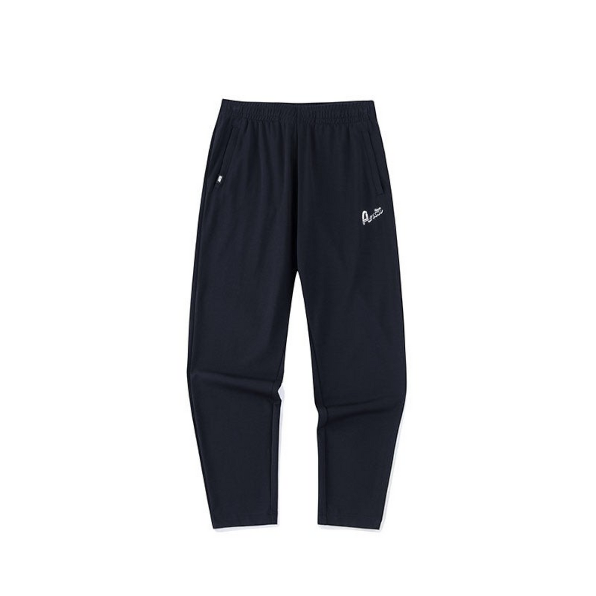 FRG ANTA A-Chill Touch EcoCozy black knit ankle pants with a comfortable stretch fit and minimalist design.