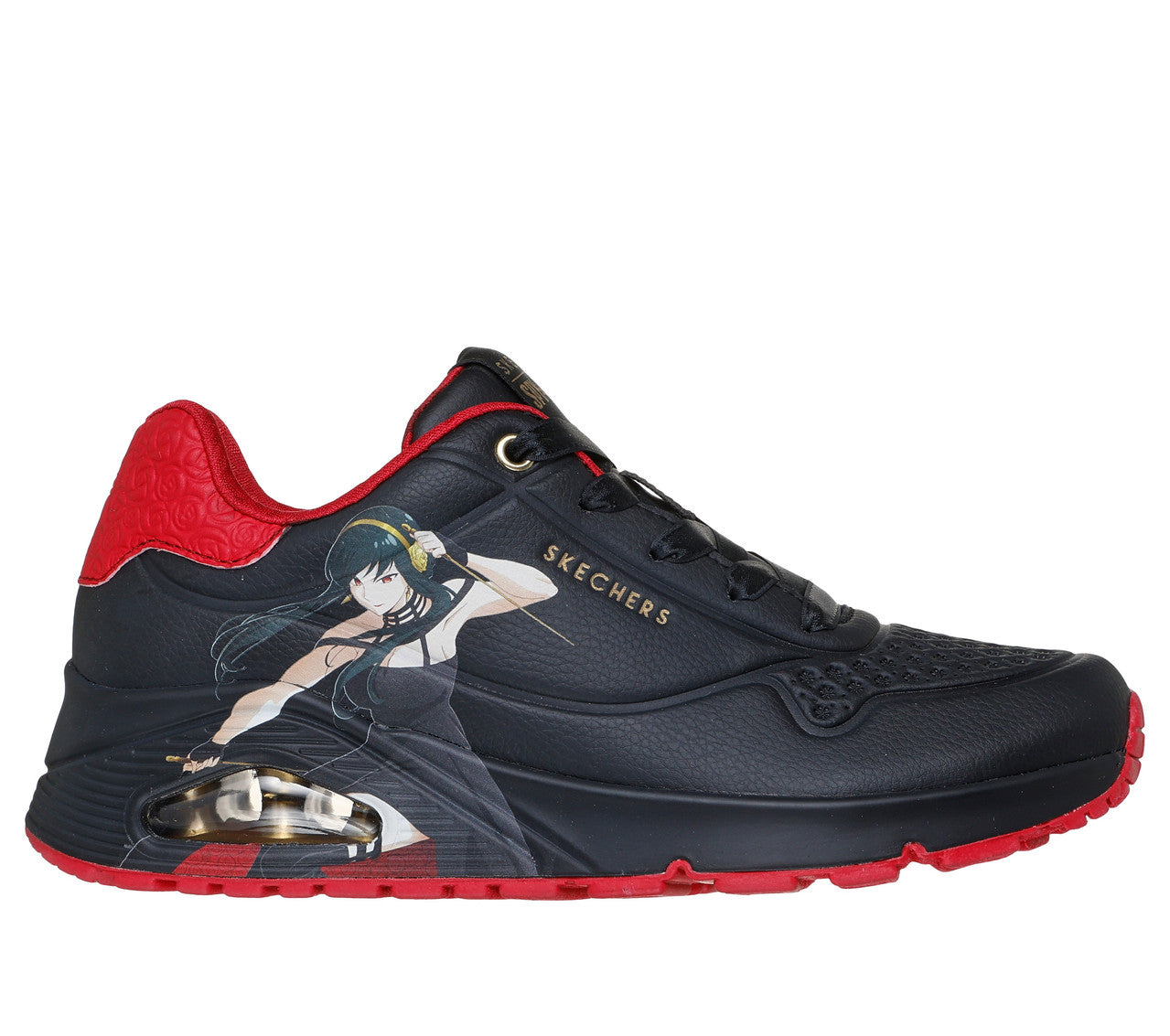 Skechers UNO - SPY x FAMILY Air Black/Red