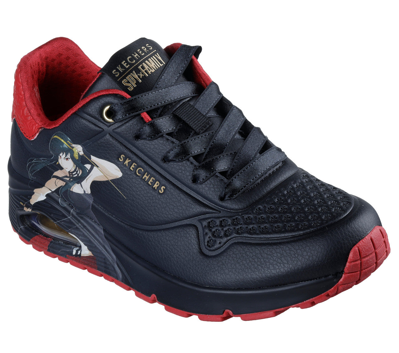 Skechers UNO - SPY x FAMILY Air Black/Red
