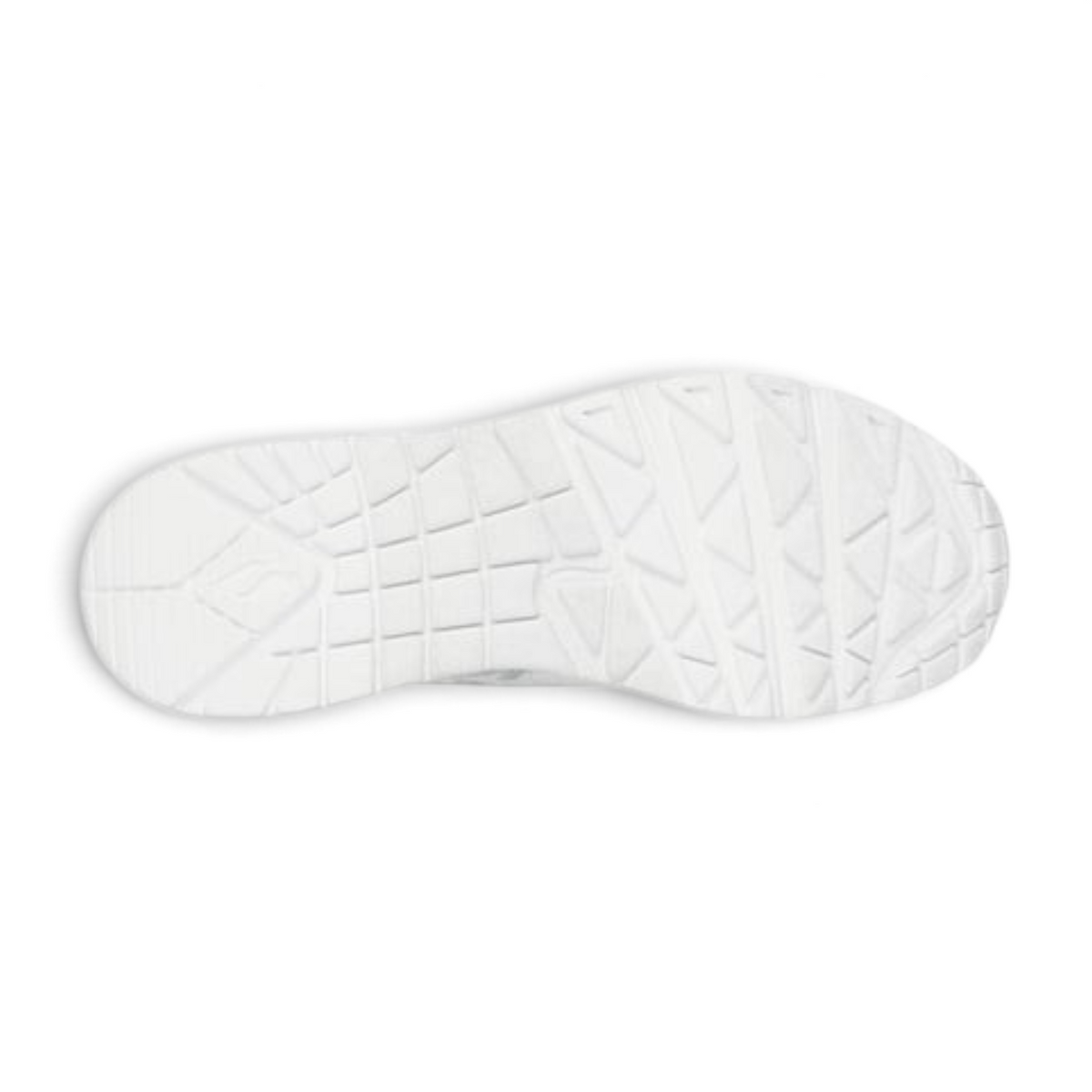 FRG UNO PROCESS SKETCH white sneaker outsole with geometric traction pattern