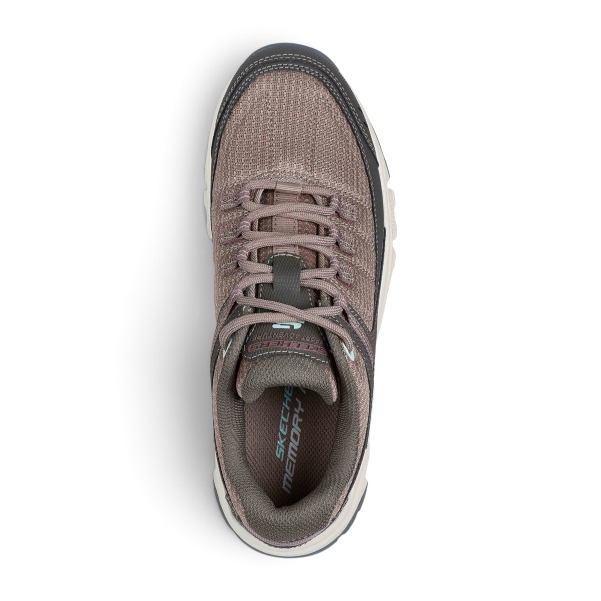 FRG SUMMITS AT taupe mesh athletic sneaker with memory foam insole and durable traction outsole