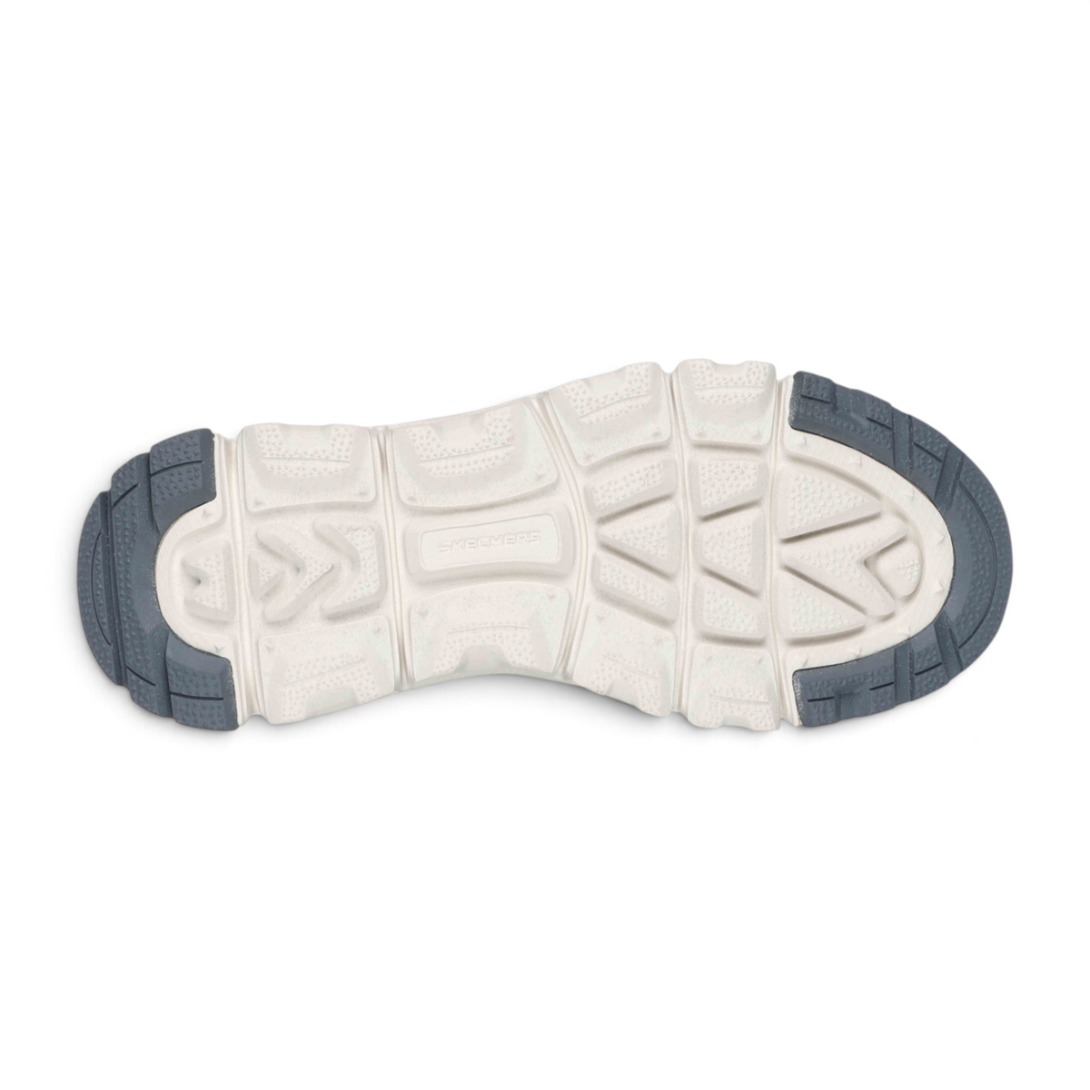FRG SUMMITS AT sneaker outsole featuring a white cushioned base with dark grey traction lugs for grip