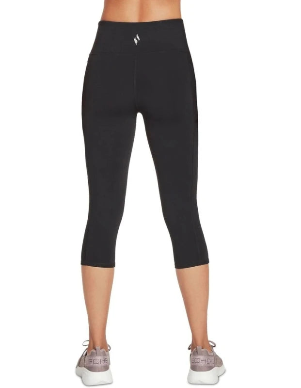 Skechers WOMEN'S KNIT CAPRI LEGGING Black