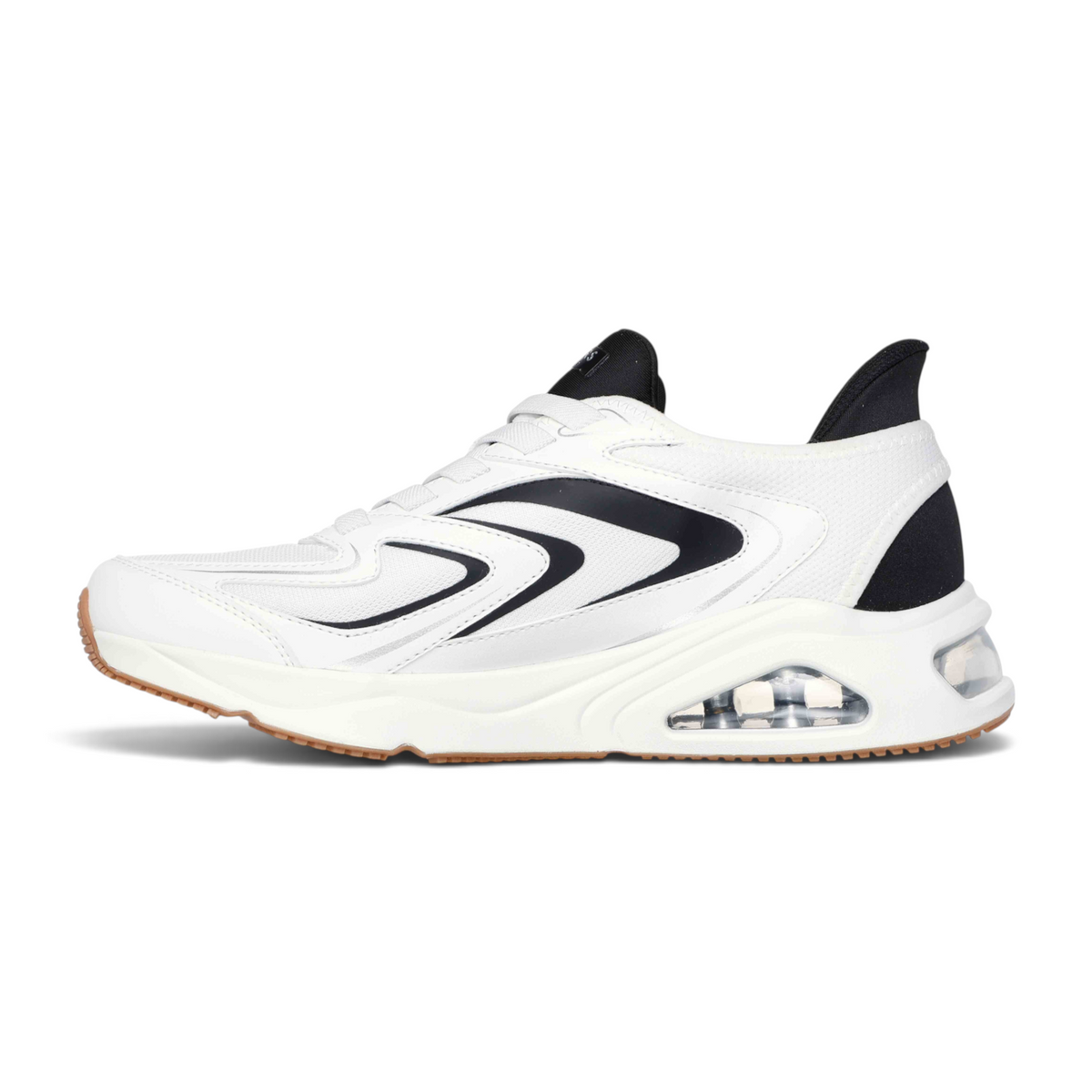 FRG TRES-AIR UNO VISION-AIRY SL white athletic sneaker with black accents and a visible air cushioning sole