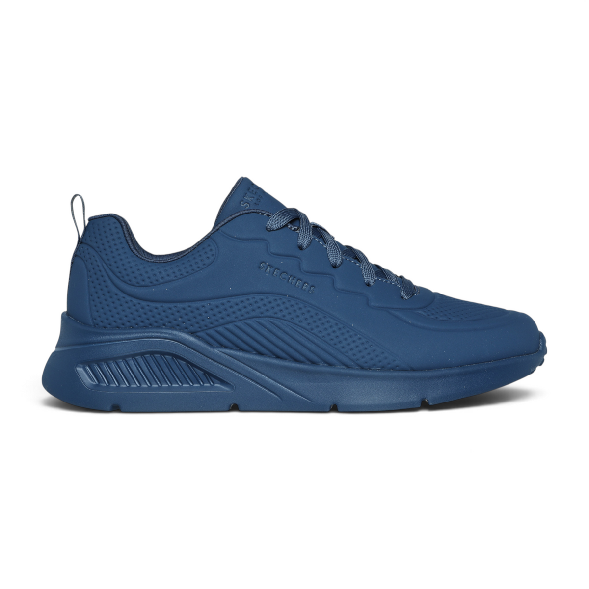 FRG UNO LITE - LIGHTER ONE navy blue athletic sneaker with a perforated synthetic upper and chunky cushioned sole