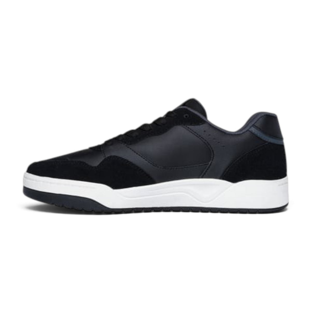FRG Koopa Court Volley Low Varsity sneakers in black with suede overlays and white cushioned midsole