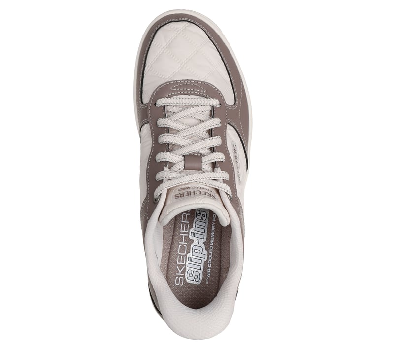 Skechers Court Fit Lace Up Sport Court 2.0 - Taupe Brown