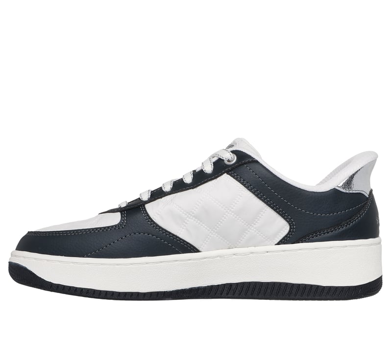 Skechers Cozy Fit Lace Up Sport Court 2.0 - White Black