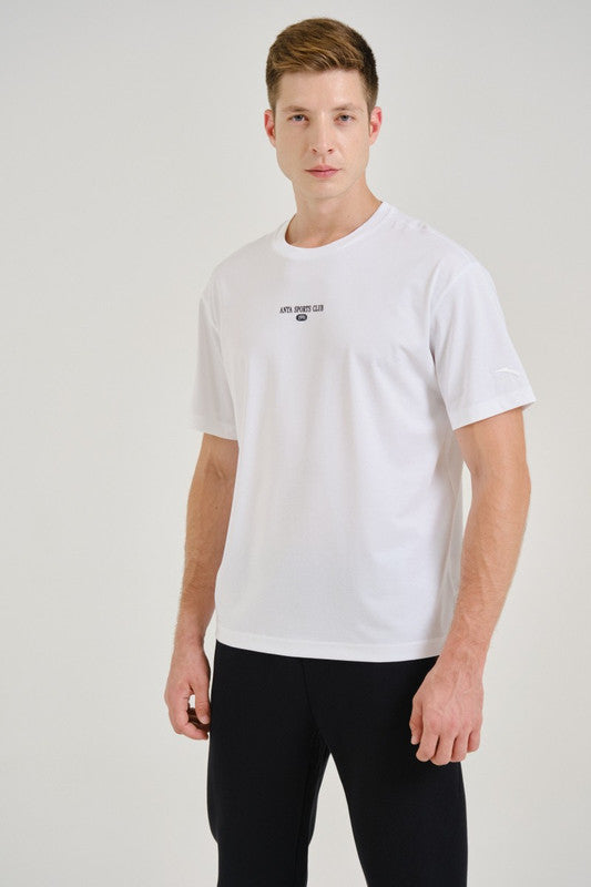 ANTA Lifestyle Short Sleeve T-Shirt White