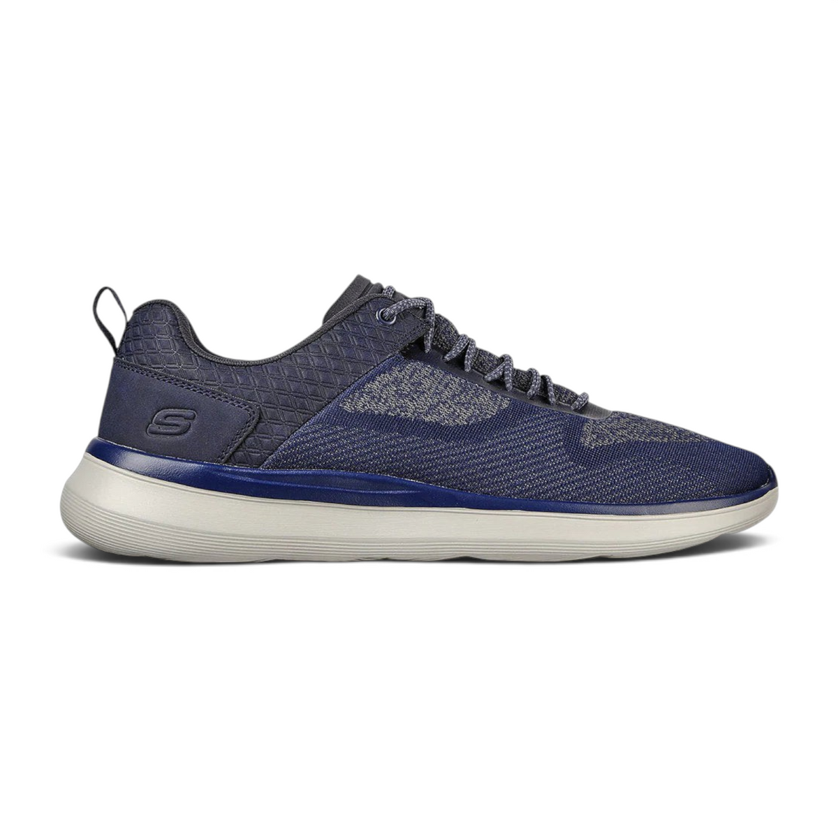 FRG SPECTRUM navy blue athletic sneaker with a textured mesh upper and a comfortable white cushioned sole