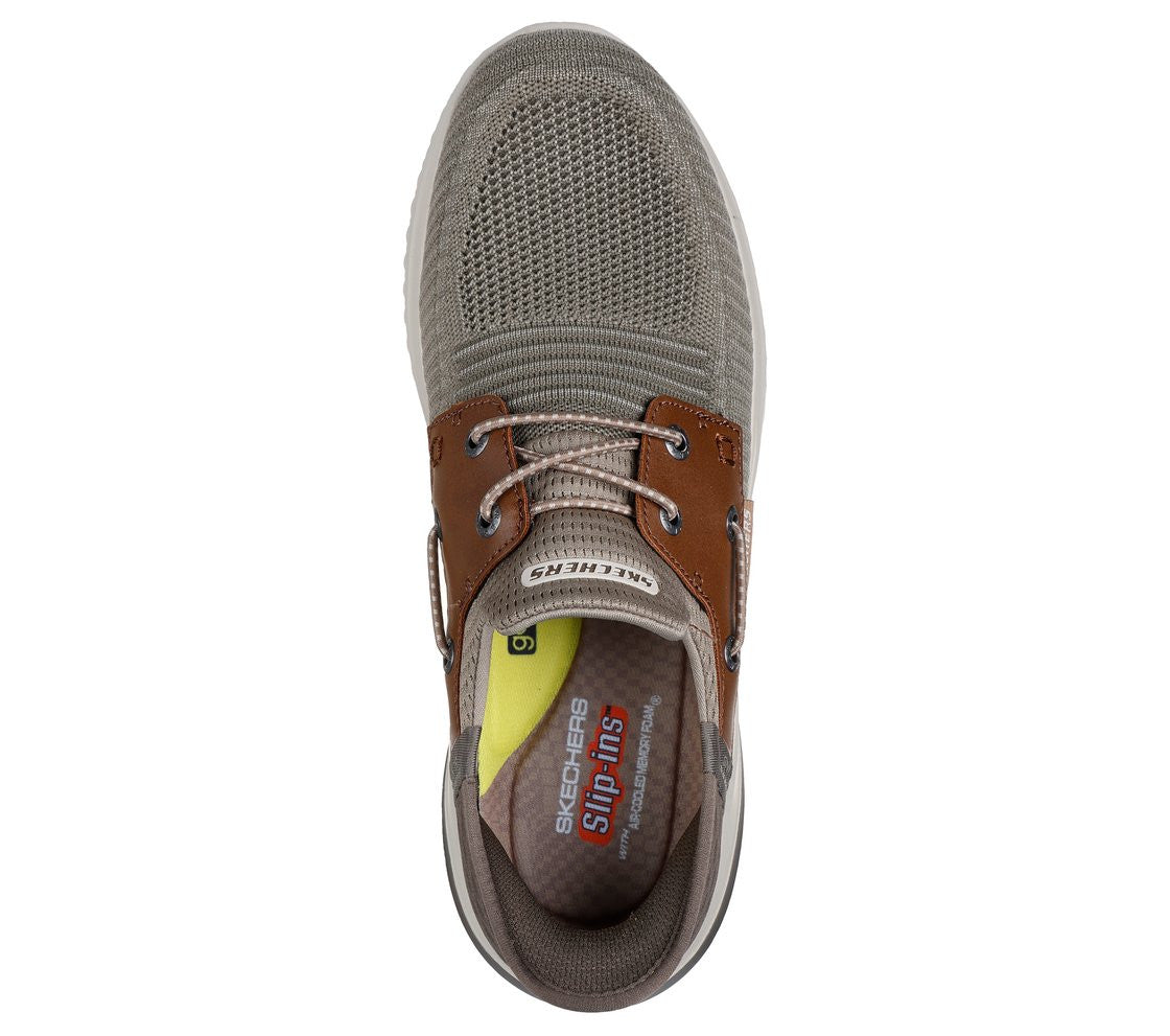 Skechers Delson 3.0 - Roth Taupe Brown
