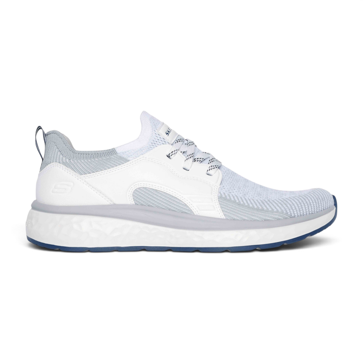 FRG LANCER DALTON white and grey lightweight mesh athletic sneaker with cushioned midsole and lace-up closure