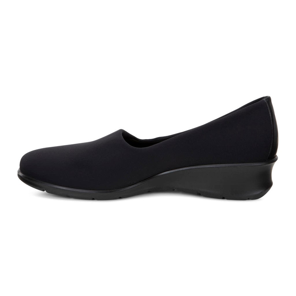 FELICIA BLACK/BLACK TEXTILE/FEATHER