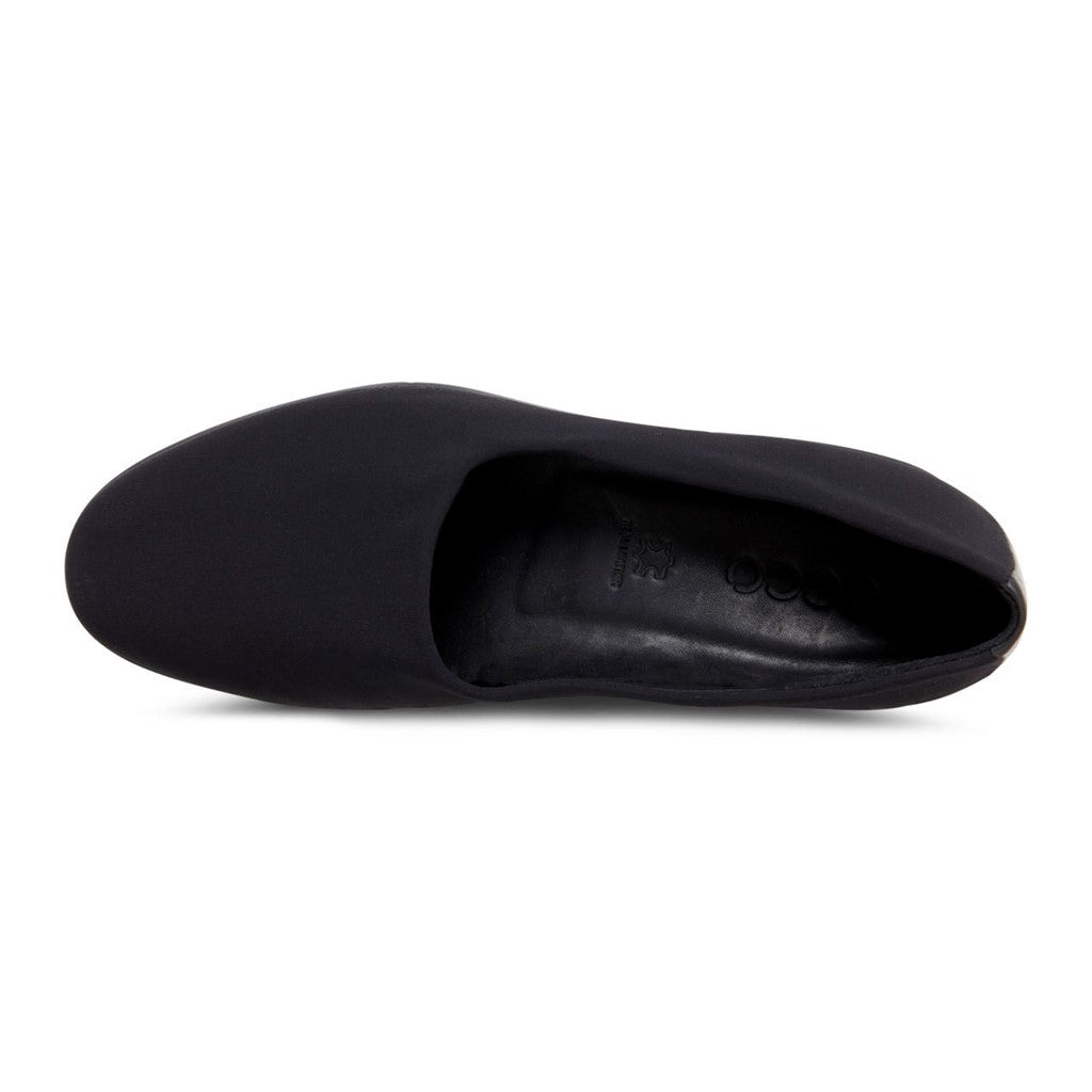 FELICIA BLACK/BLACK TEXTILE/FEATHER