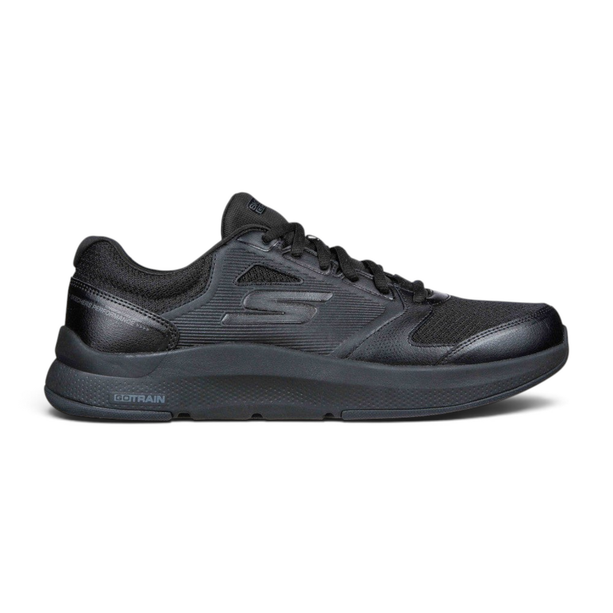 FRG GO TRAIN MOVE black athletic training sneaker with mesh upper and cushioned midsole