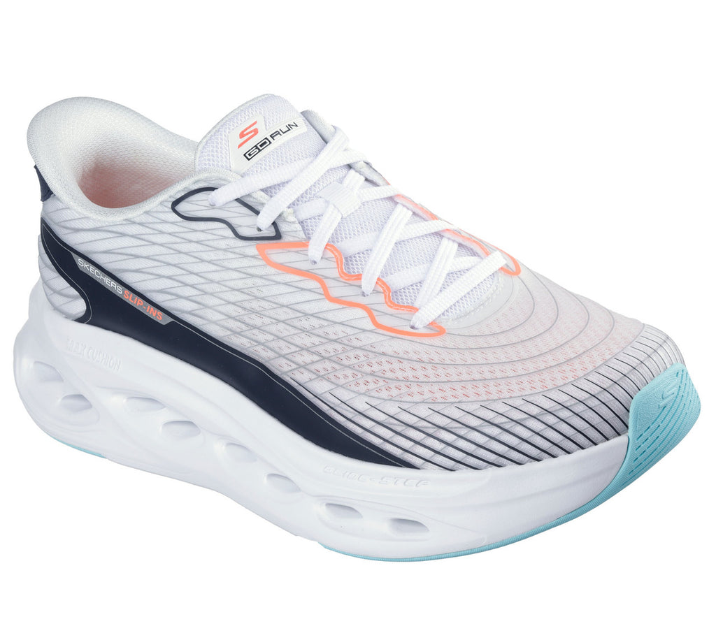 Skechers Max Cushioning Glide-Step Sapphire White Multi