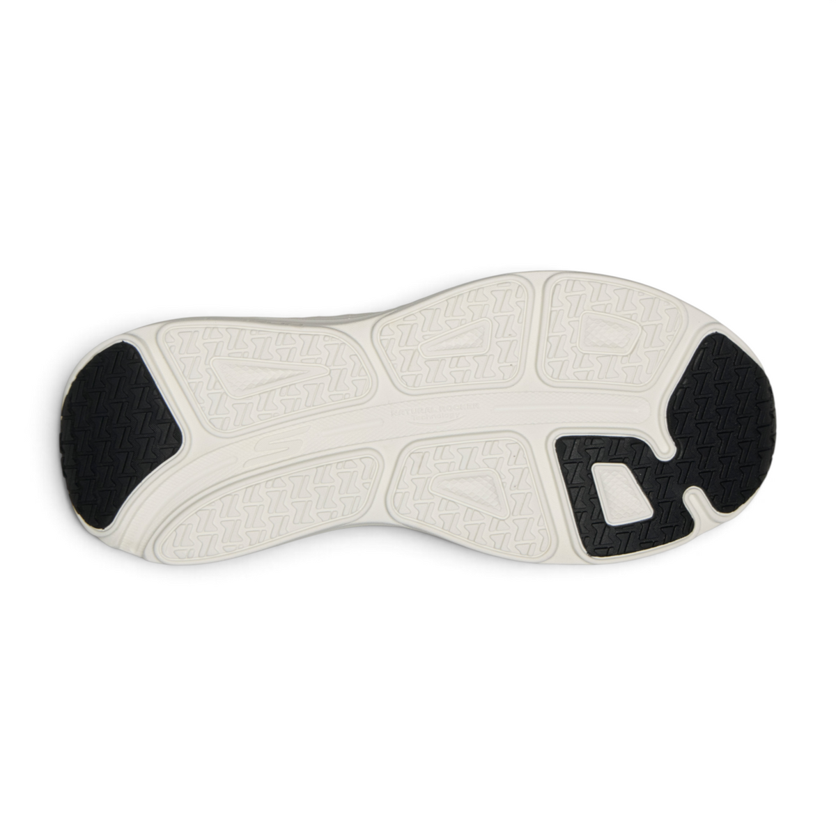 FRG Skechers Max Cushioning Endeavour running shoe outsole with white foam and black rubber traction pads