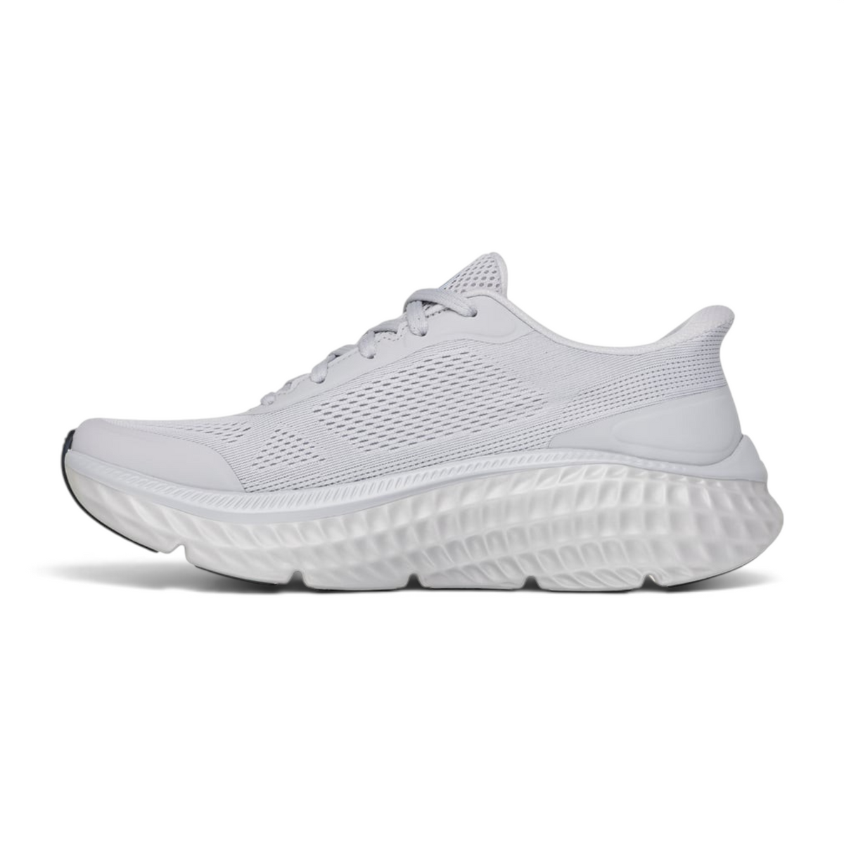 FRG Skechers Max Cushioning Hyper Craze 2.0 gray performance sneaker with engineered mesh and thick cushioned midsole