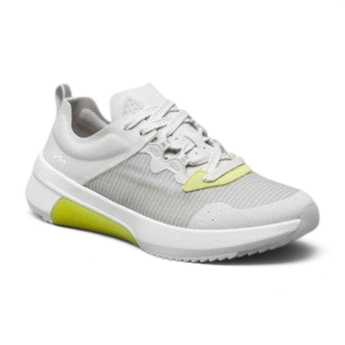 FRG MODERN JOGGER 2.0 white athletic sneakers with lime green accents and a lightweight mesh upper