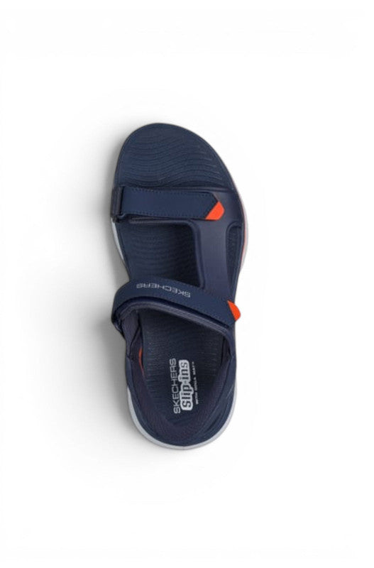 Skechers GO WALK Glide-Step 2.0 Sandal - Navy Orange