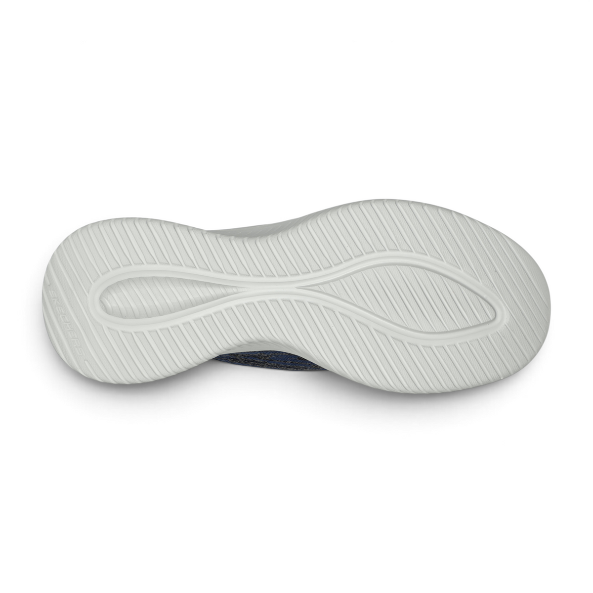 FRG ULTRA FLEX 3.0 vegan sneaker showing the white textured rubber outsole with Skechers branding