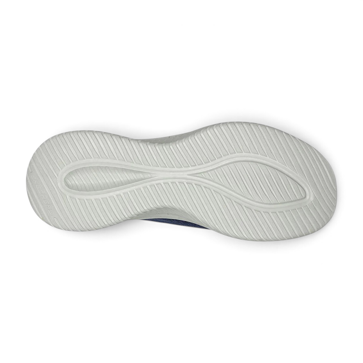 FRG Skechers Slip-ins Ultra Flex 3.0 shoe showing the white flexible traction outsole with Skechers logo detail
