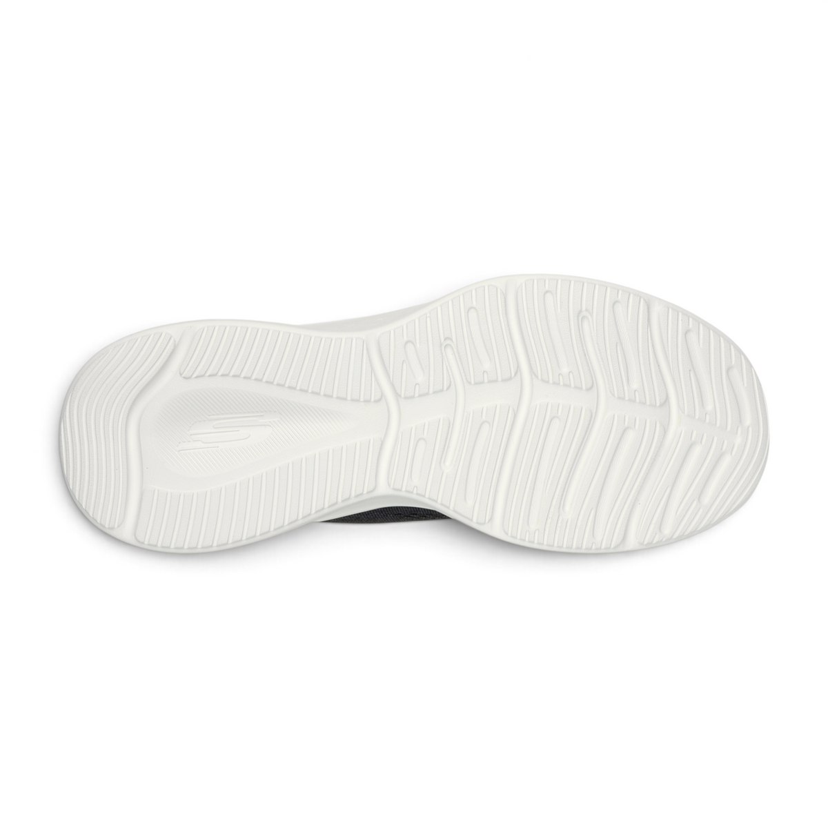 FRG SLIP-INS: SKECH-LITE PRO - PRIMEBASE sneaker showing the white textured rubber outsole with grip patterns