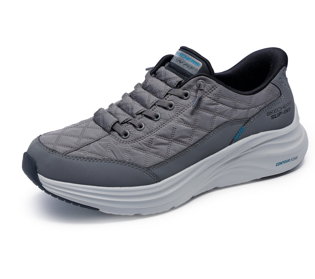 Skechers Sports Cozy Fit Slip-Ins Sneakers Contour Foam - Charcoal Black