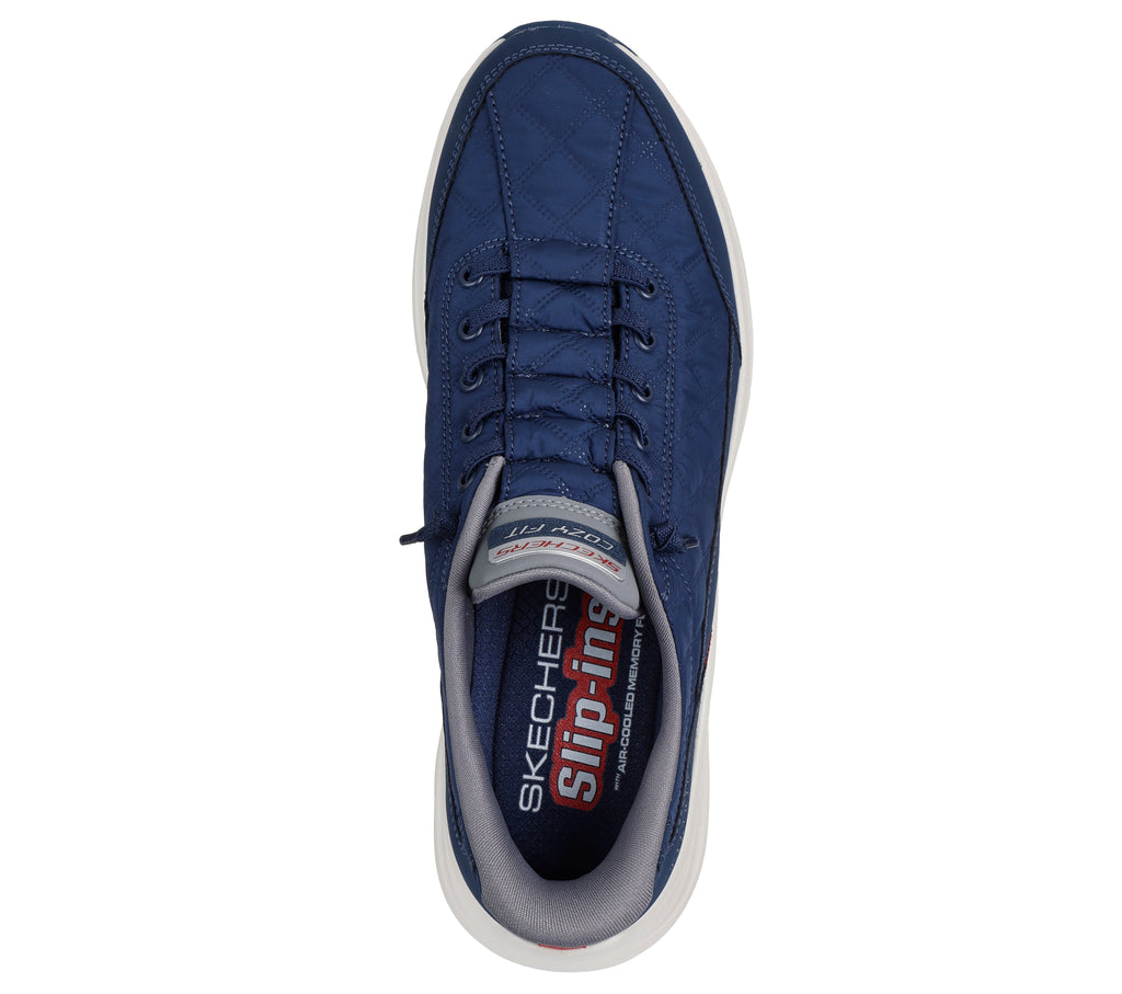 Skechers Sports Cozy Fit Slip-Ins Sneakers Contour Foam - Navy Gray