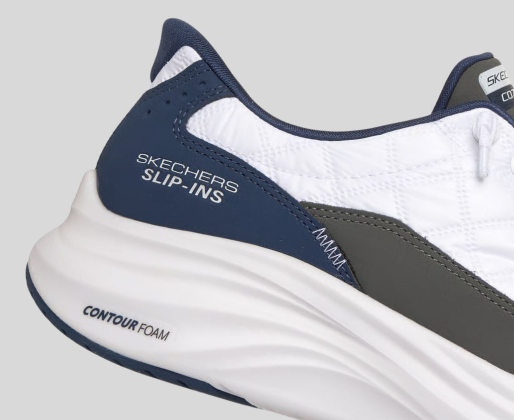Skechers Sports Cozy Fit Slip-Ins Sneakers Contour Foam - White Navy