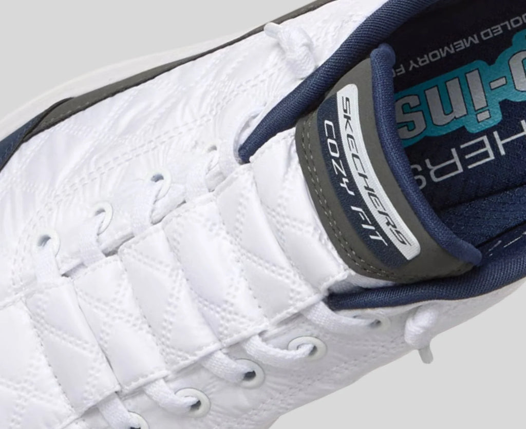 Skechers Sports Cozy Fit Slip-Ins Sneakers Contour Foam - White Navy