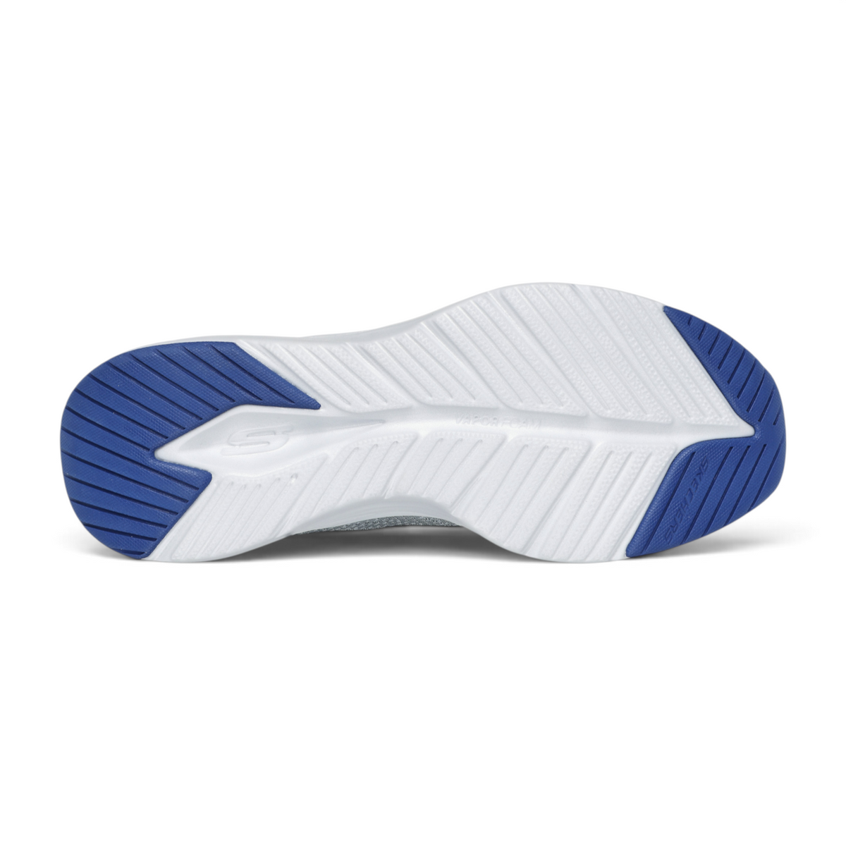FRG VAPOR LITE VARIEN sneaker outsole featuring white foam cushioning and blue rubber traction pads