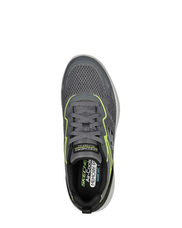 Skechers Bounder 2.0 Andal Charcoal Lime