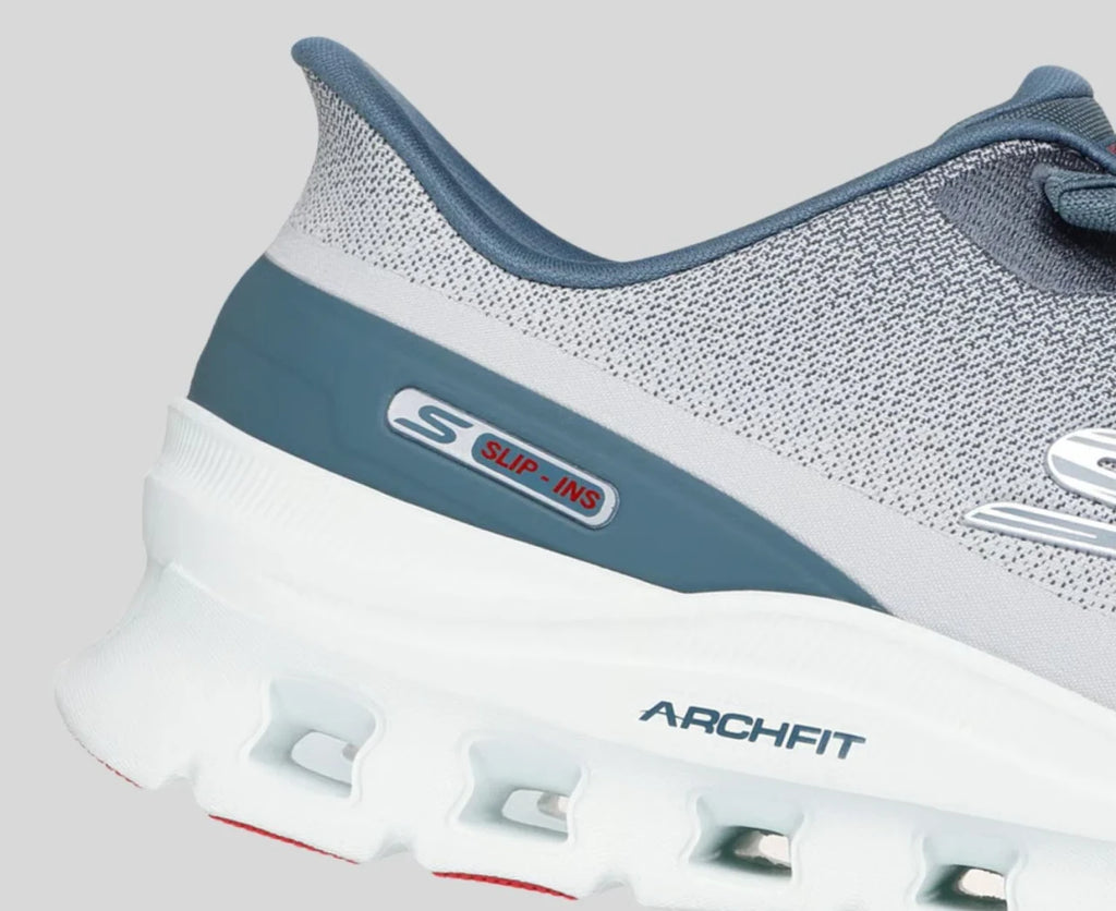 Skechers Arch Fit Glide-Step Pro - Lt.Gray/Blue