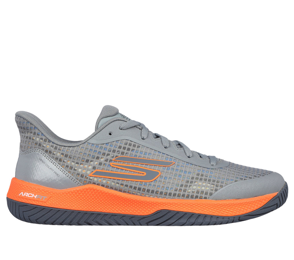 Skechers Viper Court Pro - Pickleball Gray/Orange