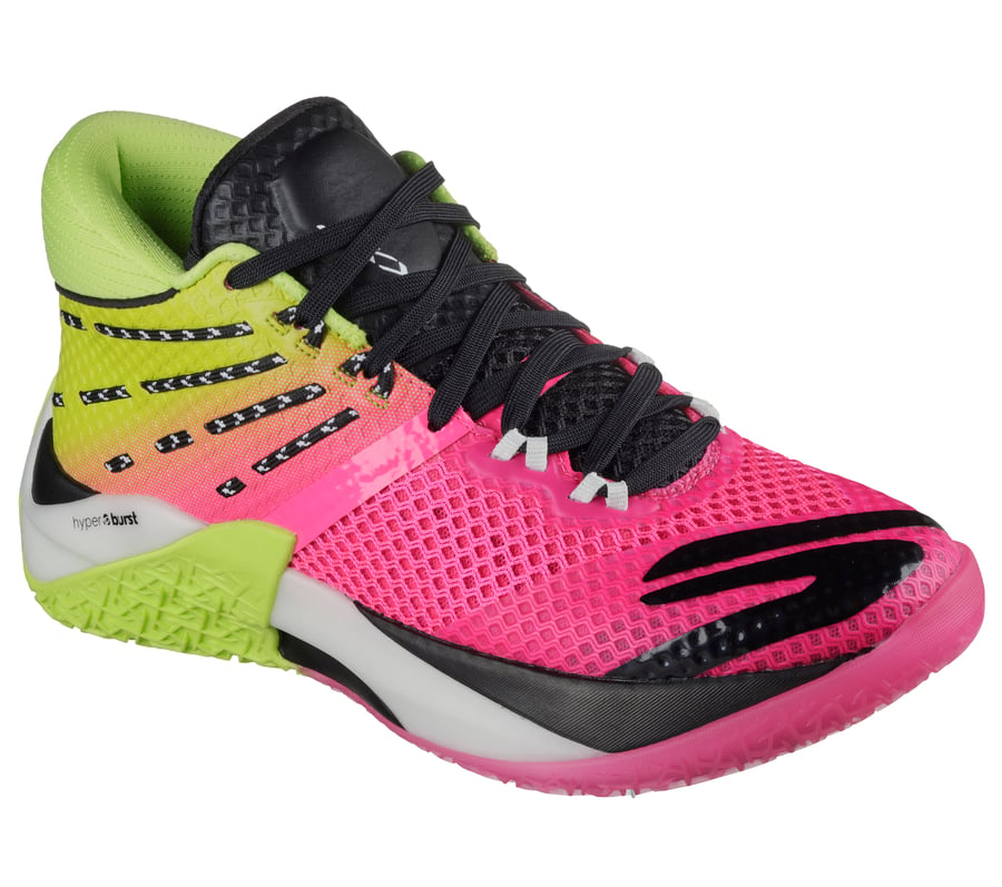Skechers Basketball REIGN Pink Lime
