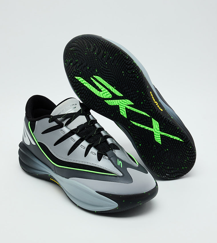 Skechers Basketball B-Lite Charcoal/Black/Lime