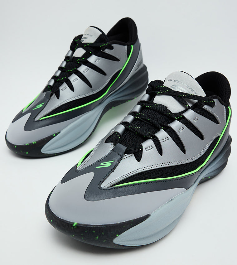 Skechers Basketball B-Lite Charcoal/Black/Lime