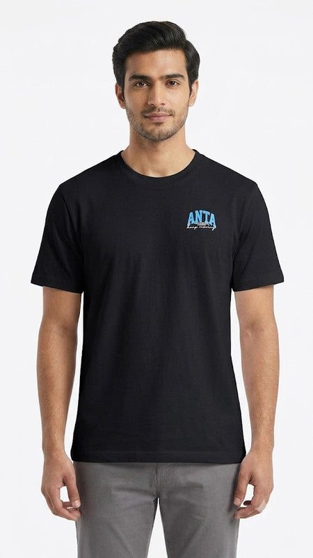 ANTA Relay Baton Short Sleeve T-Shirt Black