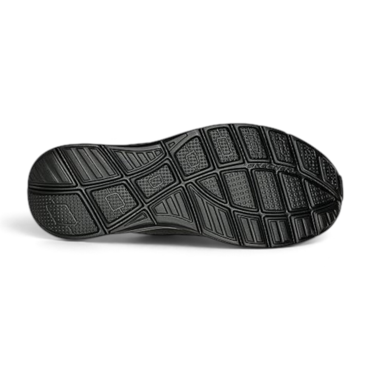 FRG EQUALIZER 5.0 black rubber sneaker outsole with a textured grid pattern for traction