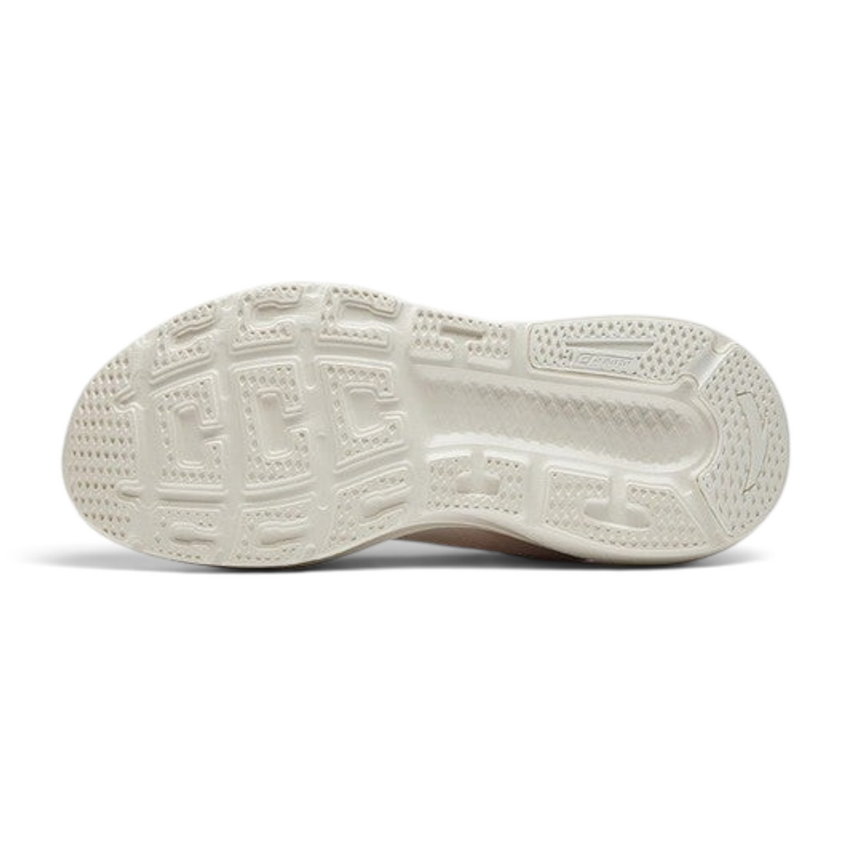FRG EBUFFER 10 LITE cross-training shoe showing the beige rubber outsole with a textured grip pattern