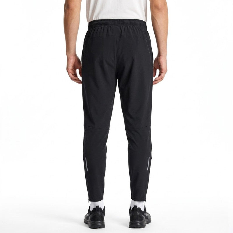 ANTA Woven Ankle Pants are designed for running Black